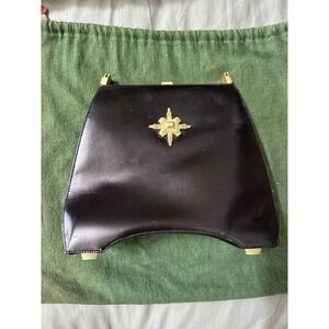 Rare Kieselstein-Cord Trophy Bag L124 Italy Gold Hardware Moon & Star